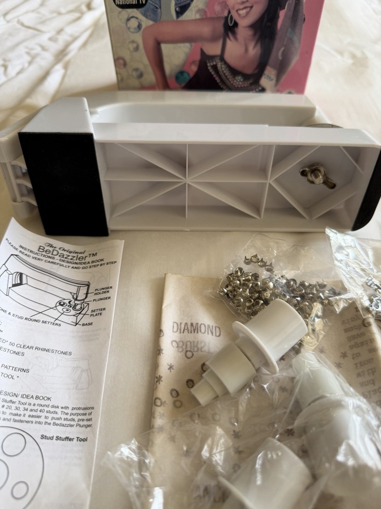 BeDazzler rhinestone stud setting kit Setter tool NOT COMPLETE
