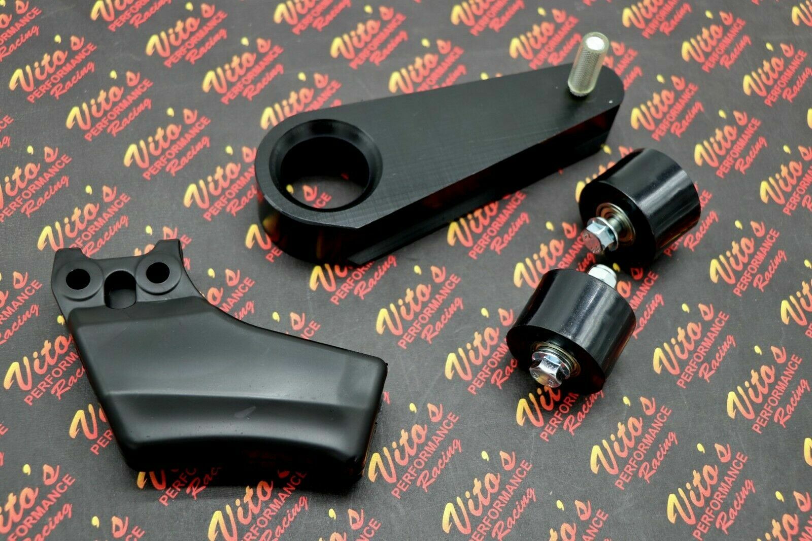 NEW swingarm chain guide + slider + rollers Yamaha Banshee Vito's Performance