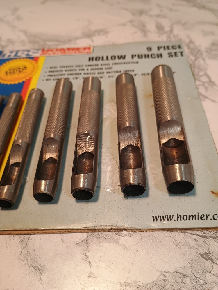 HDC 9 PIECE HOLLOW PUNCH SET