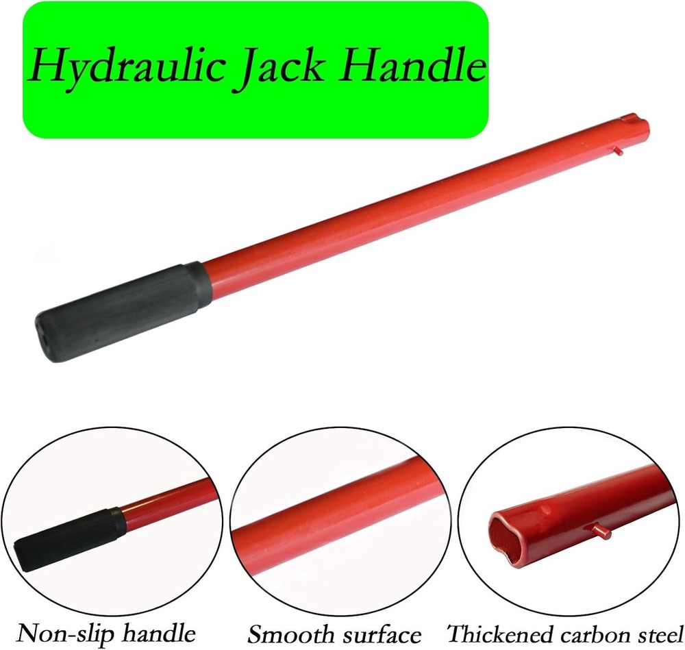 Horizontal Hydraulic Jack Handle Replacement Kit, 2 Ton Floor Red