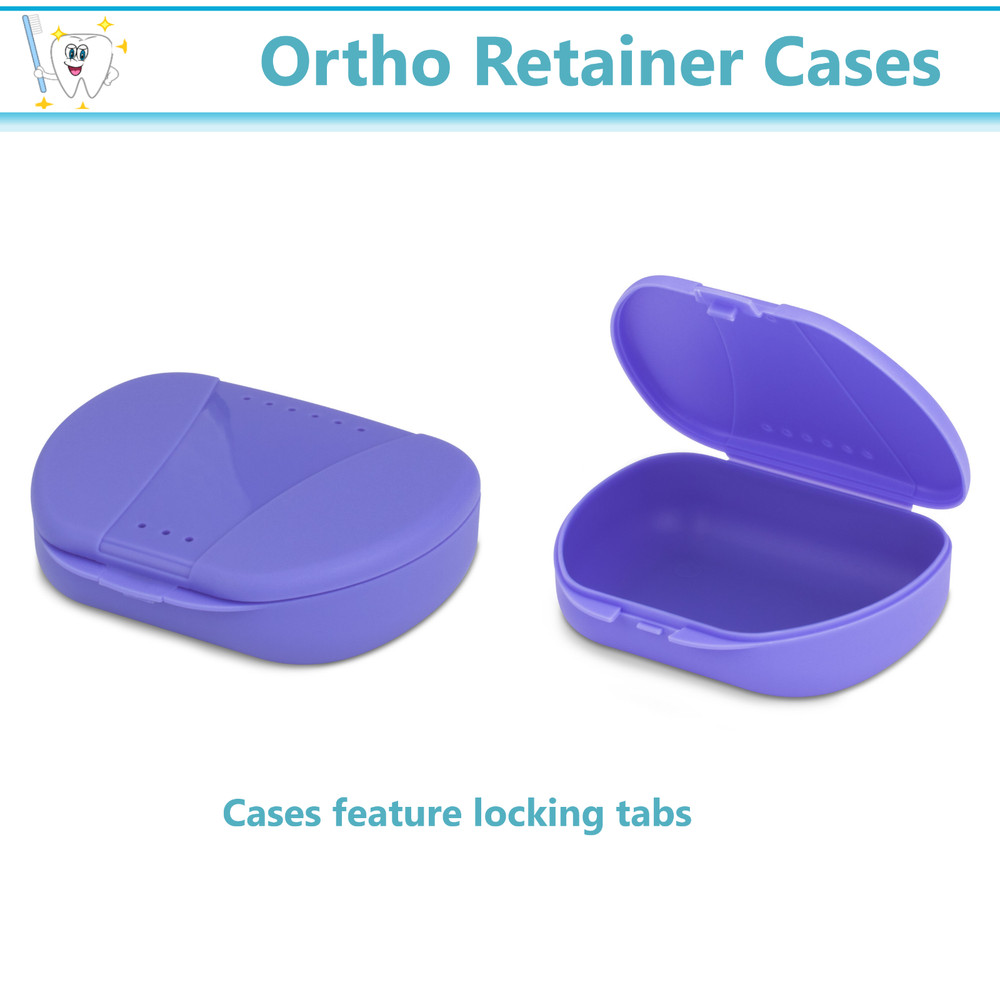 240 Sealed Assorted Dental Retainer Boxes Denture Case Containers Box (20 Box)