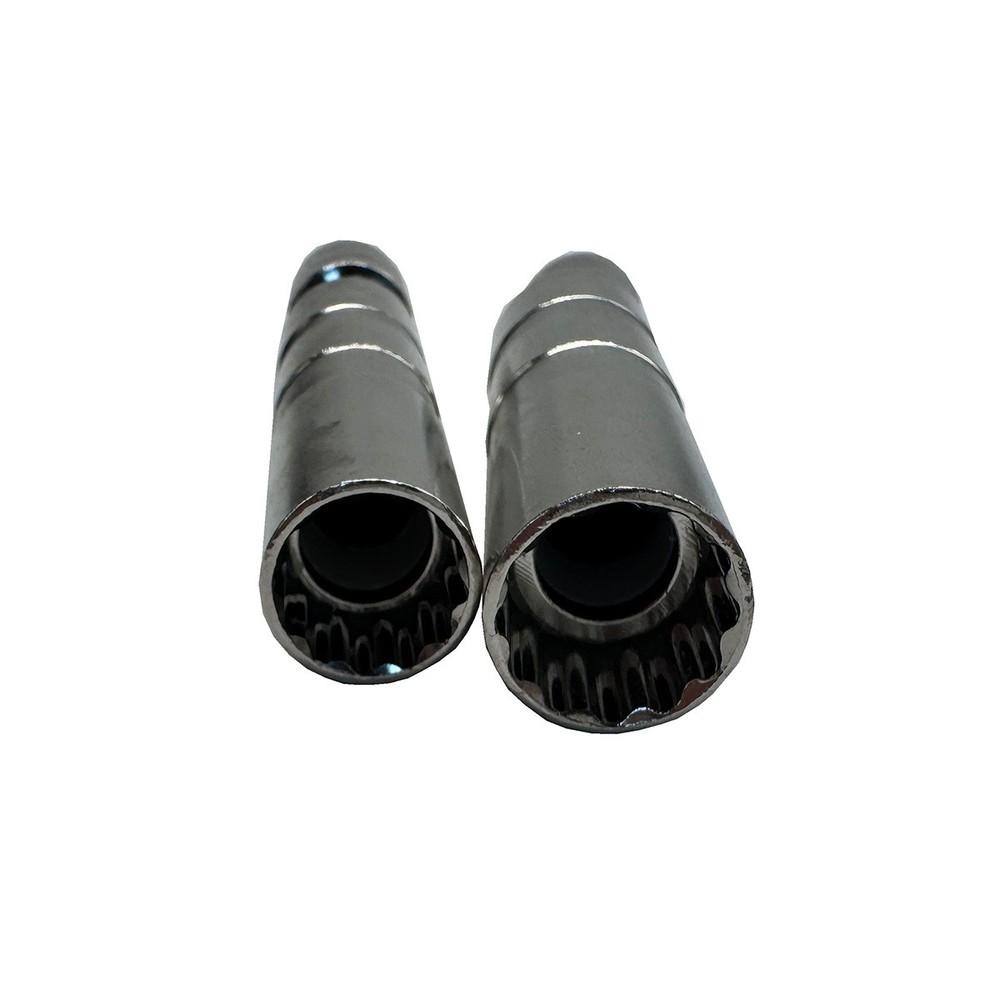 14mm & 16mm Thin Wall Magnetic Swivel Spark Plug Socket 12-Point Removal Tool