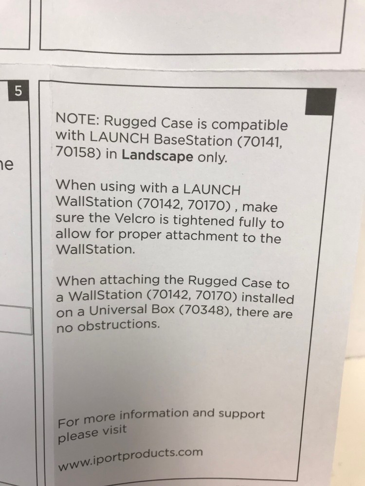 IPORT LAUNCH RUGGED CASE 10.2 / 10.5 72010 NEW