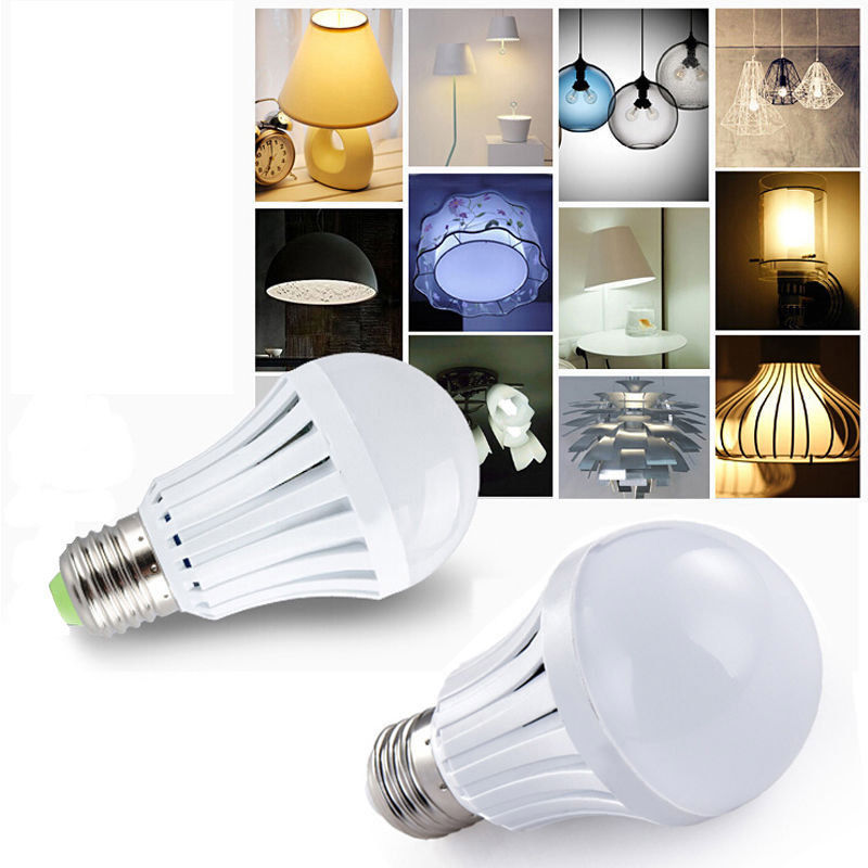 LED E27 Energy Saving Rechargeable Intelligent Light Bulb Lamp Emergency Lights