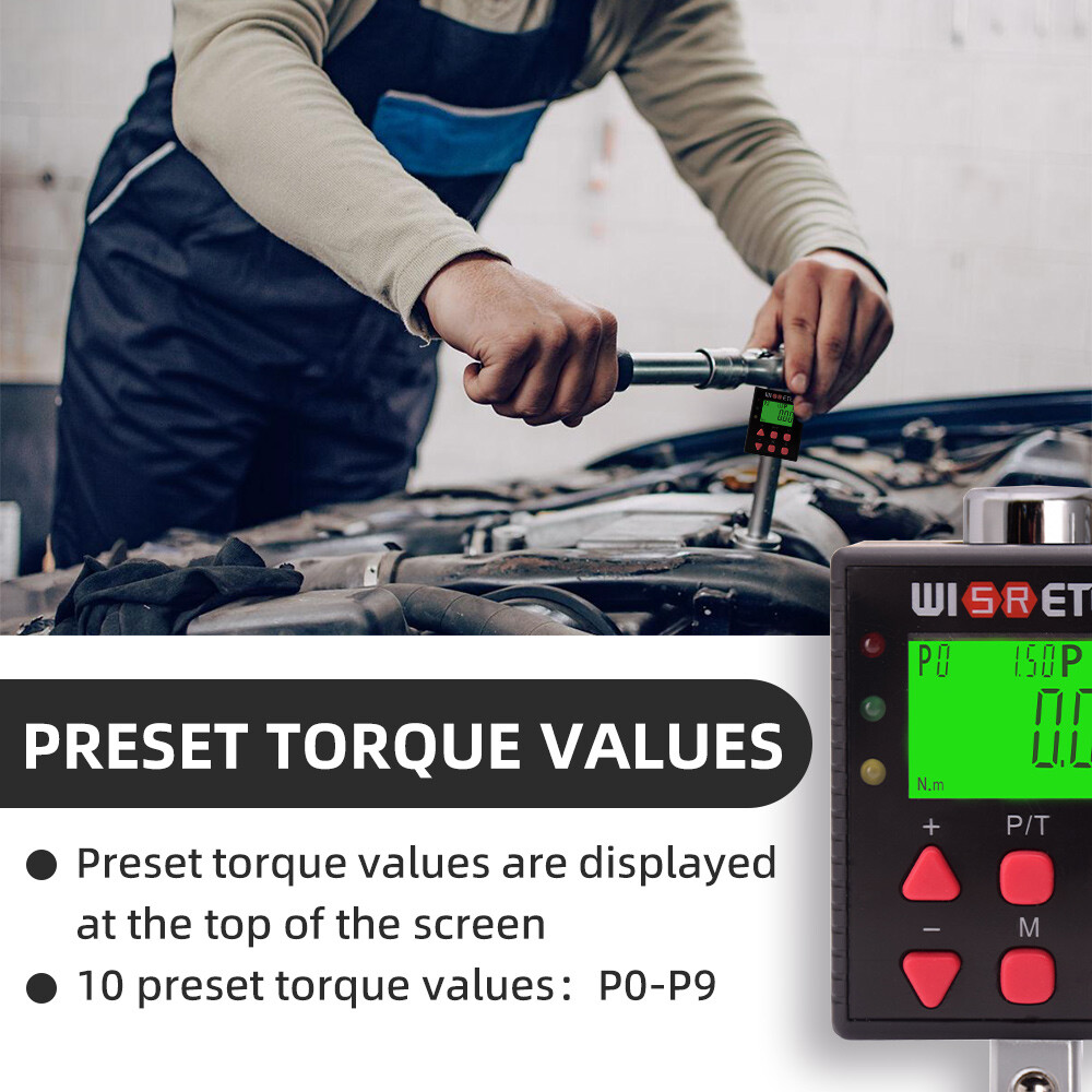 Digital Torque Meter Digital Backlight Display Torque Tester Two Q9J0