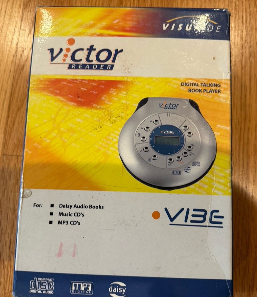 Human Ware Victor Reader Vibe CD MP3 Player in Box