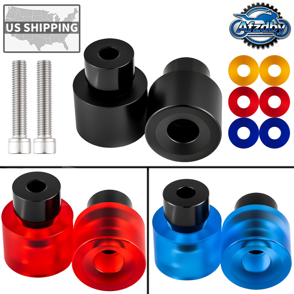 2Pcs M12 Protective Slider Crash Bar End Balls Engine Guard Protector For Harley
