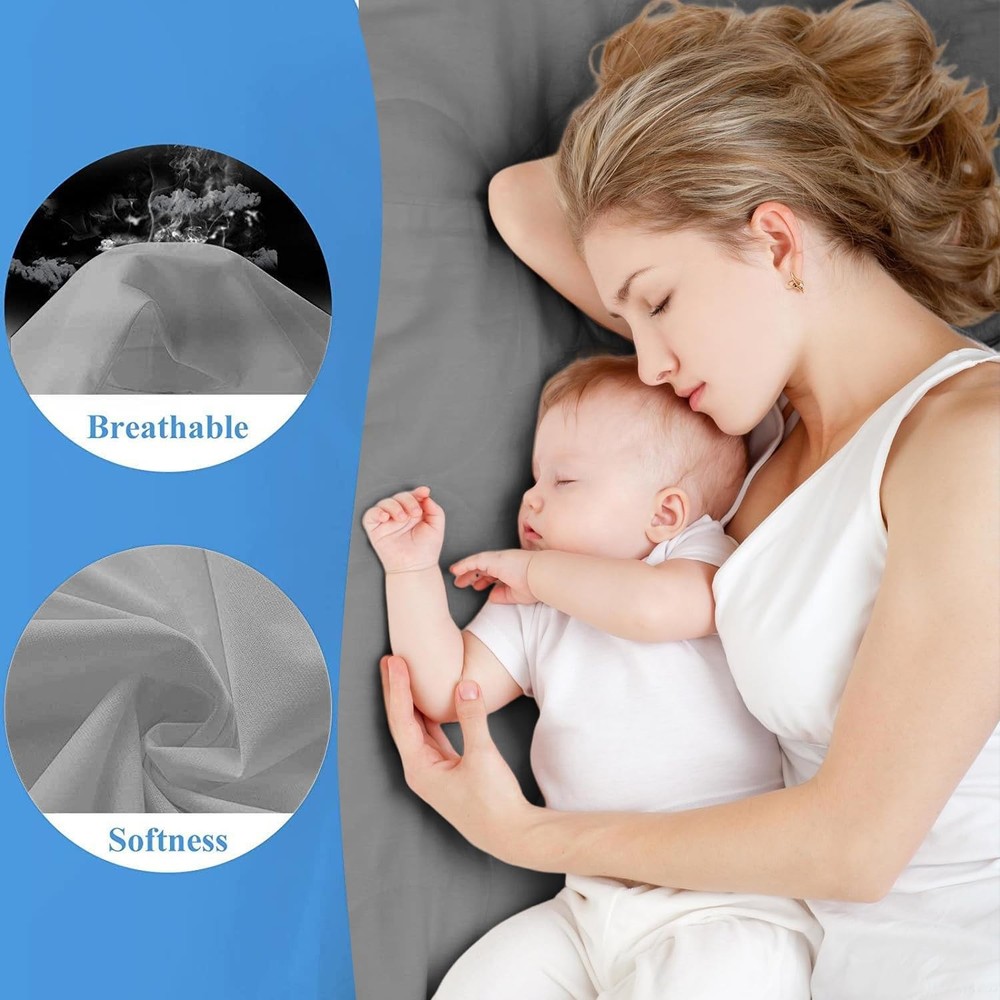 2 Pack King Premium Waterproof Mattress Protector