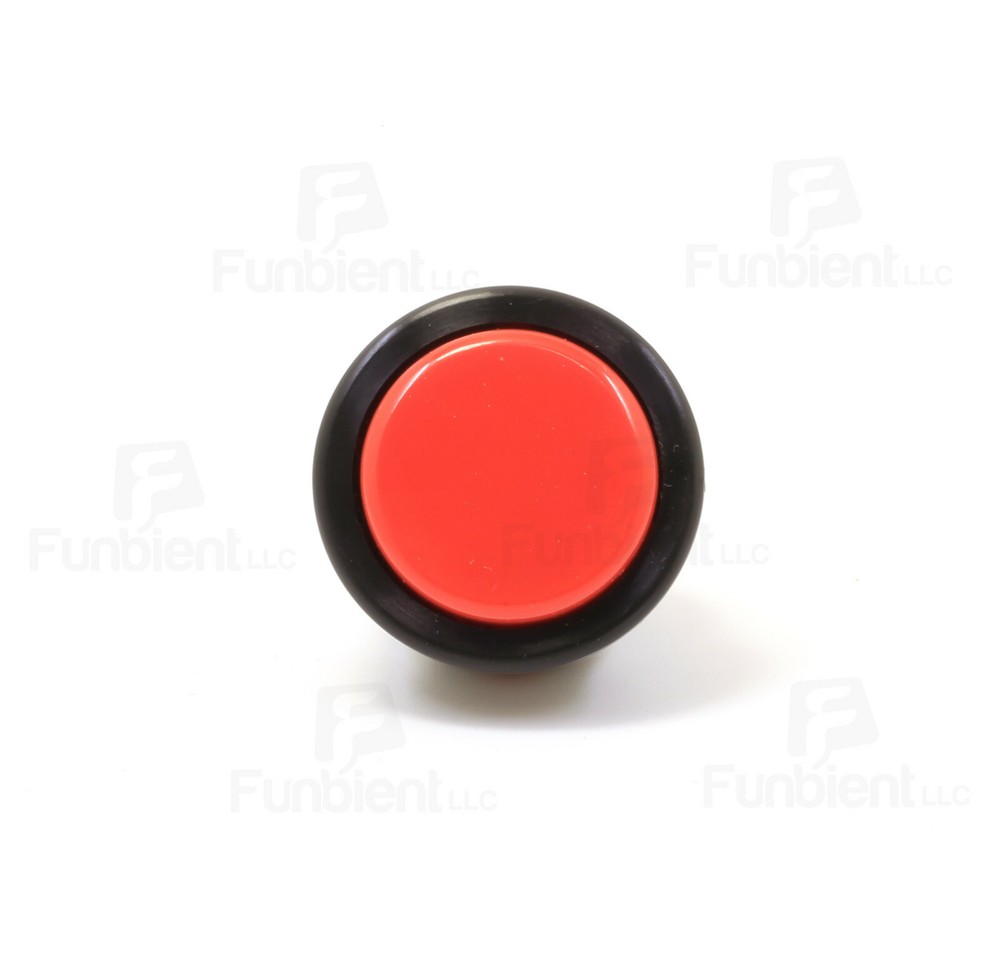 SEIMITSU Original PS-14-G Black Rim Red Push Button JAMMA guitar killswitch
