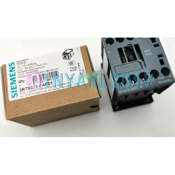 1PC New Contactor 3RT6018-1AF01 AC110V