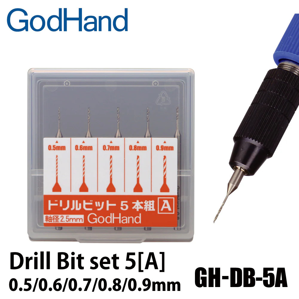 Godhand GH-DB-5A Drill Bits (5)