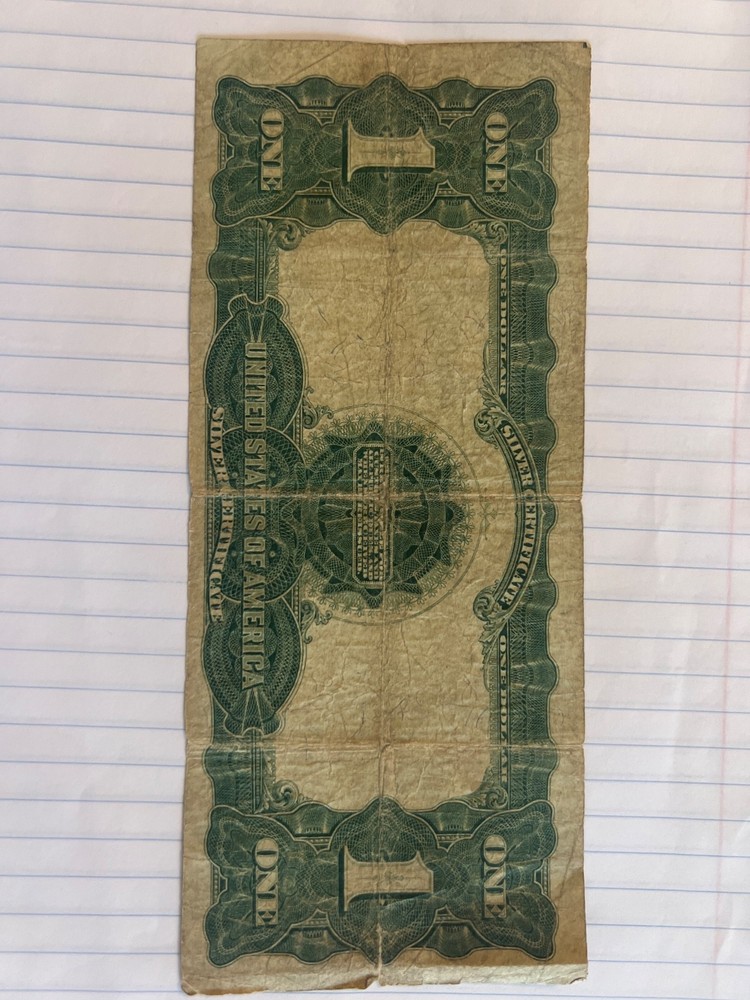 1899 $1 DOLLAR BILL BLACK EAGLE SILVER CERTIFICATE H Series