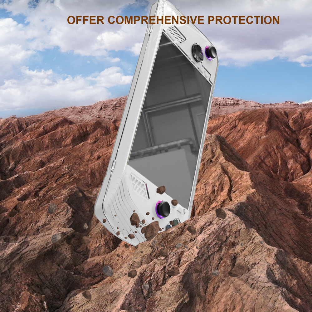 Crystal Clear Case Protective Case Game Console Accessories for ROG Ally