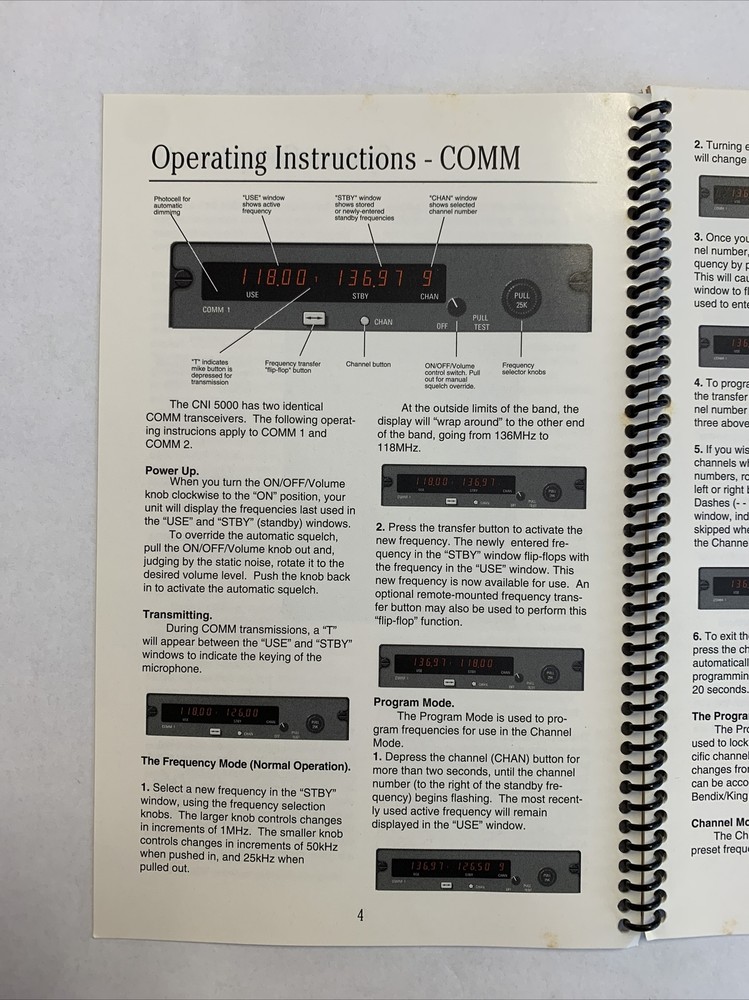 Bendix/King CNI 5000 Integrated Avionics System Pilot's Guide