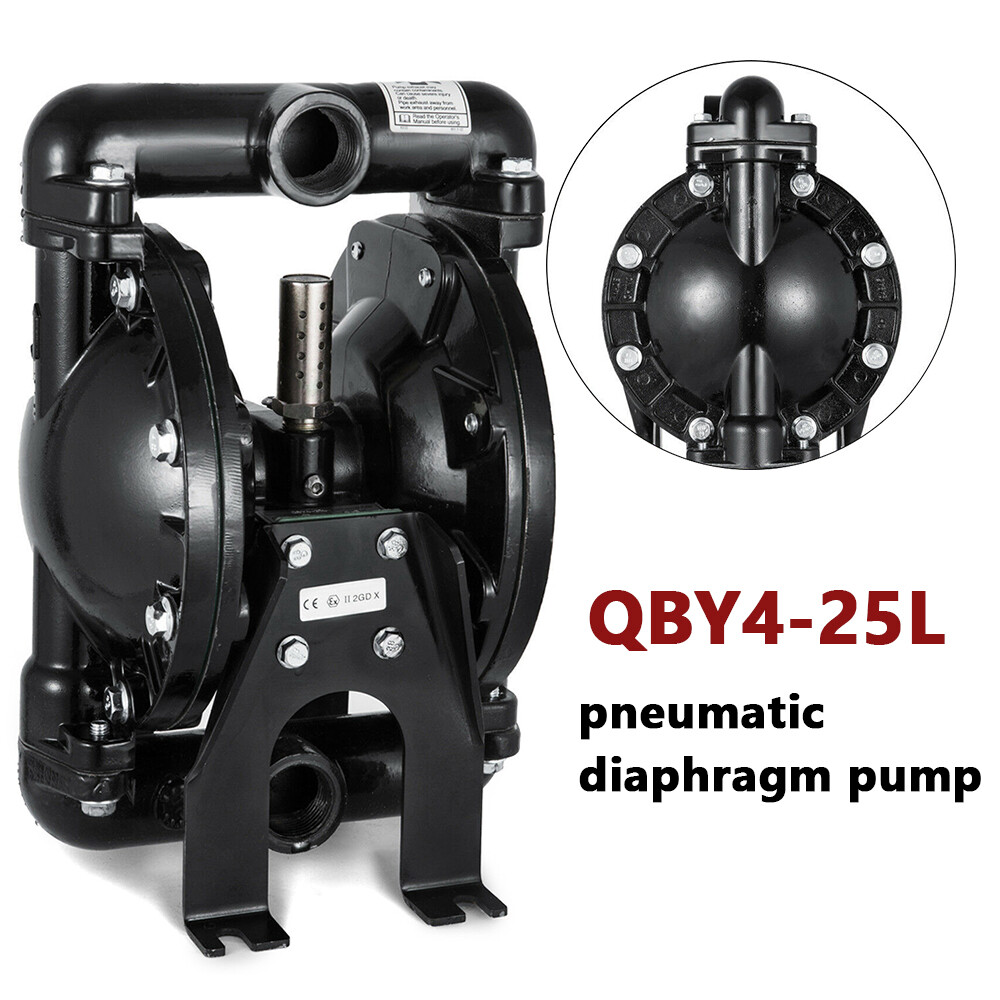 35Gpm Pneumatic Dual Diaphragm Pump Air-Operated Waste Oil Transfer Pump 120PSI