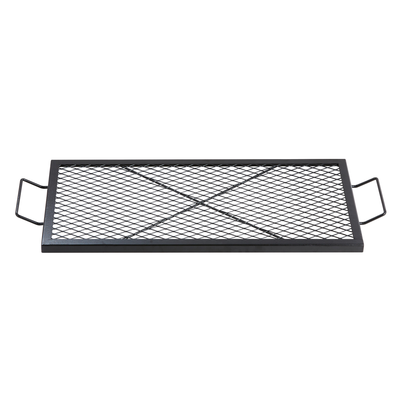 VEVOR 32" Rectangle Cooking Grate Fire Pit Grill Grate X-Marks Heavy-Duty Steel