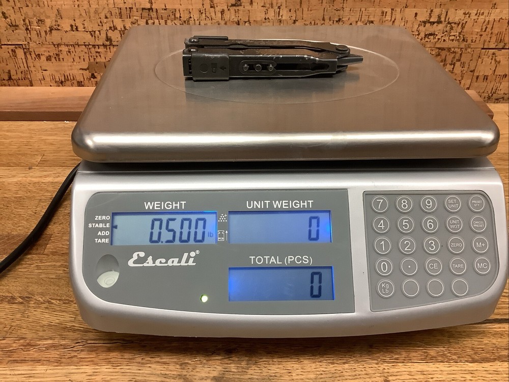 escali digital scale quantity and unit counting C136 -no Manual