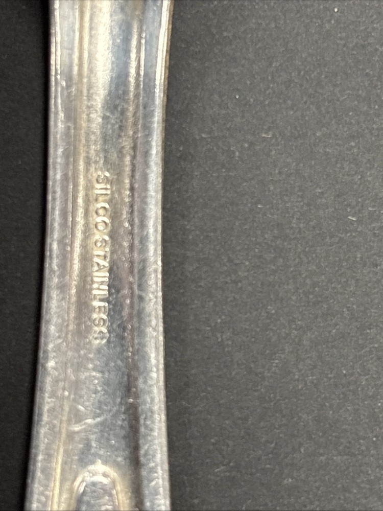 ORIGINAL WWII US ARMY MESS KIT FORK UTENSIL Silco Stainless