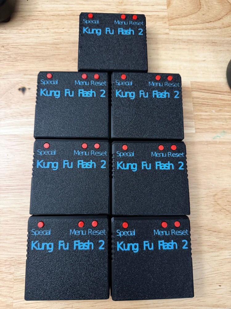 Kung Fu Flash 2 C64 Cartridge SD Loader REU EasyFlash Commodore 64/128
