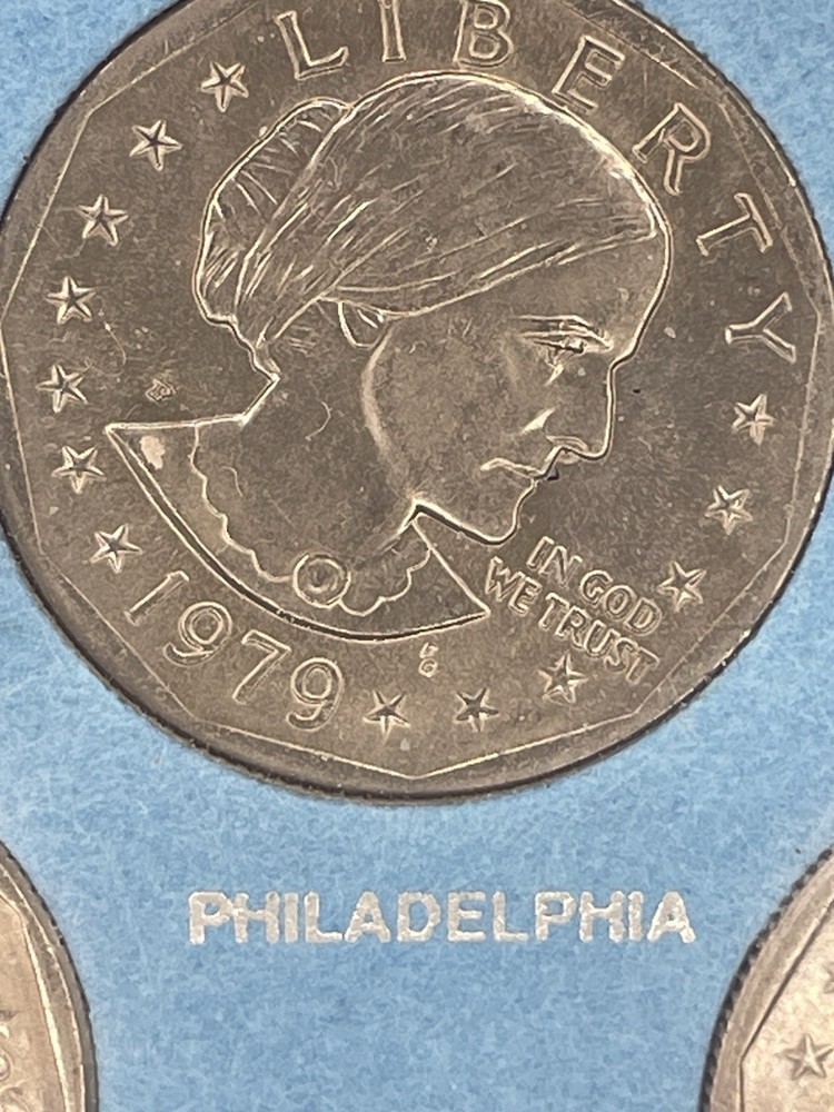 🌴 Susan B. Anthony 'First Year' 1979 All Mint Dollar Set