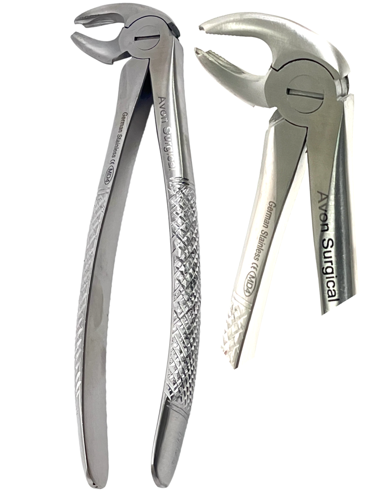 GERMEN STAINLESS DENTAL TOOTH LOWER MOLARS EXTRACTING EXTRACTION FORCEPS #MD4