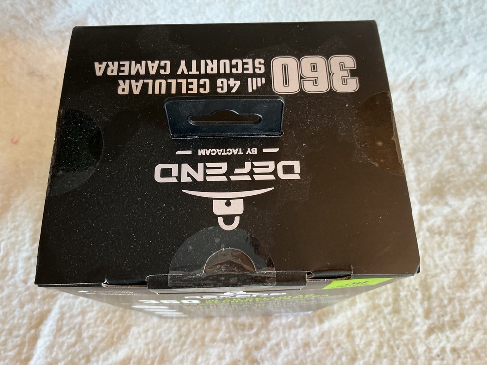 Tactacam Defender 360 security camera NEW UNOPENED Solar powered 4G network