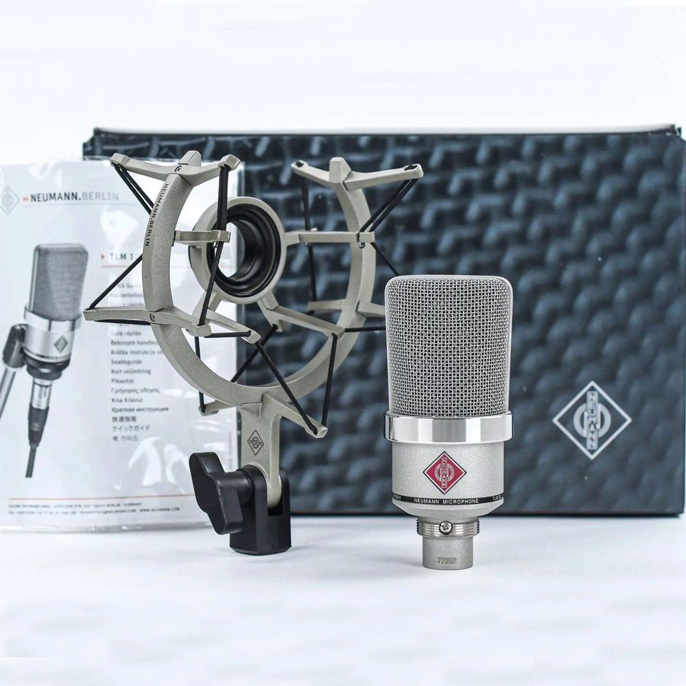 TLM 102 Neumann Large Diaphragm Condenser Microphone Studio Set Shockmount NEW