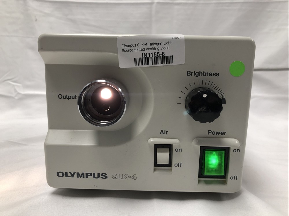 Olympus CLK-4 Halogen Light Source tested working video