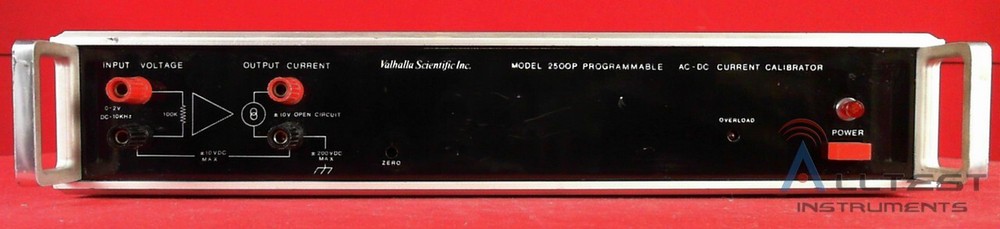 Valhalla 2500P AC-DC Current Calibrator