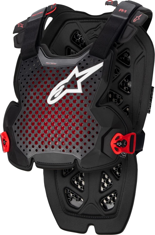 A 1 Chest Protector Anthracite/Black/Red  Xl/2x
