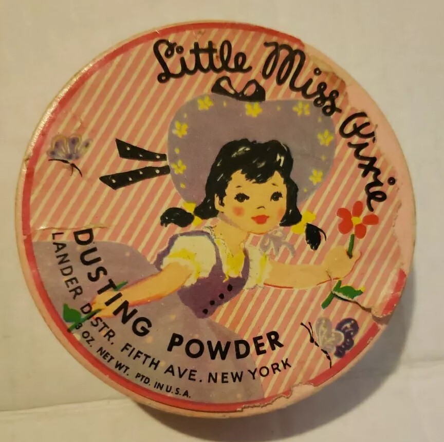 Little Miss Pixie Dusting Powder Vintage 1950s