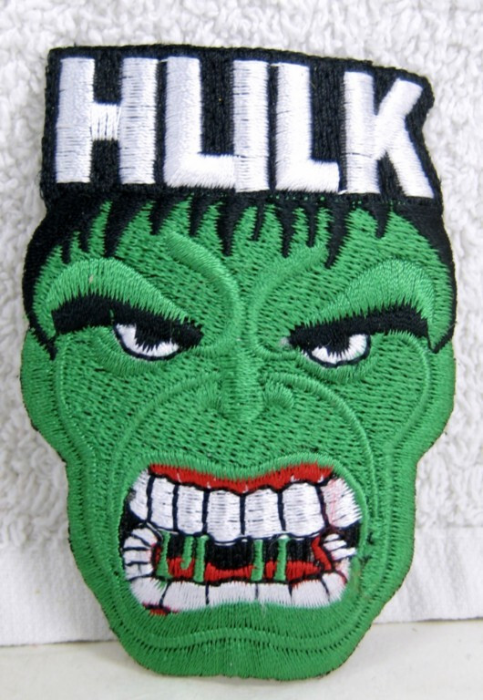 Nice THE INCREDIBLE HULK Head and Name Patch
