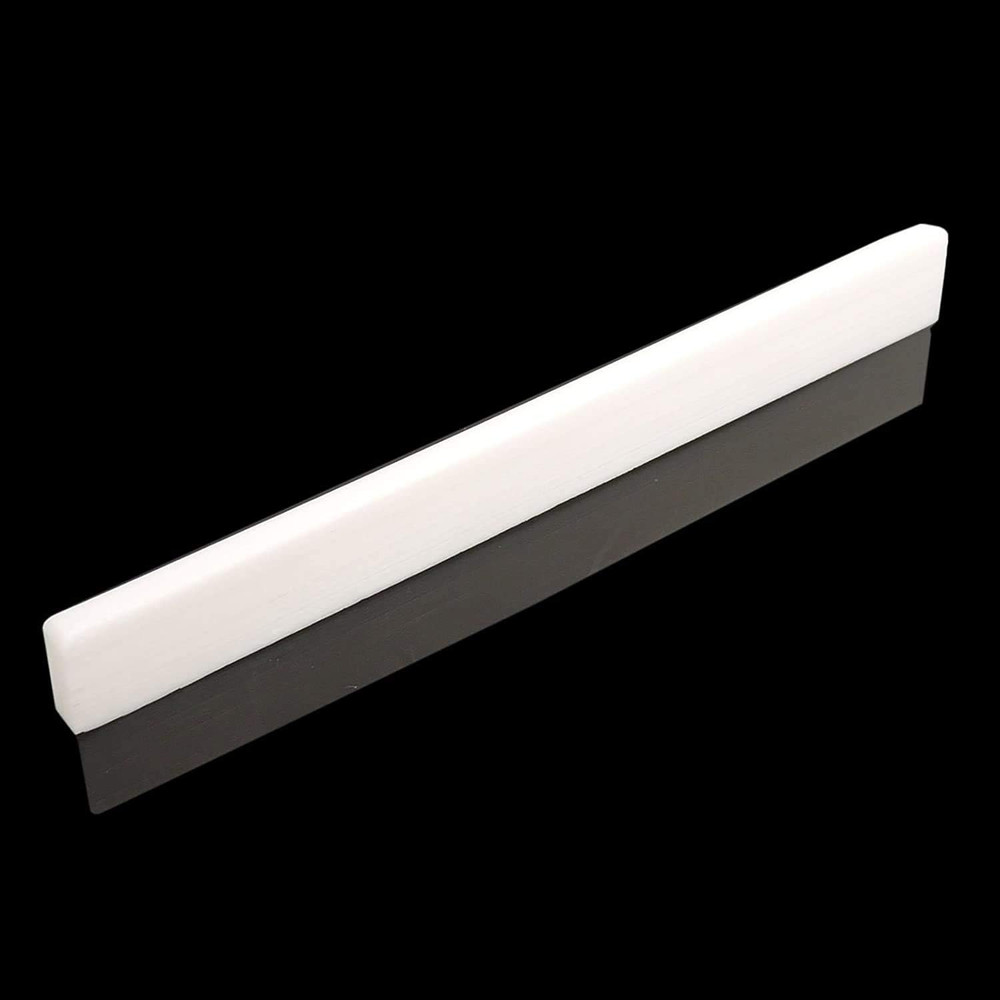 6 String Guitar Bone Bridge Saddle and Nut Made of Real Bone (For Classic)