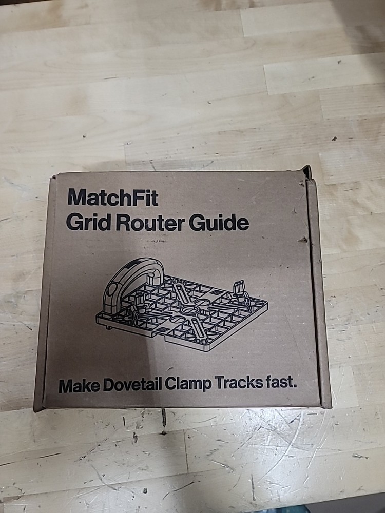 MICROJIG Matchfit Grid Router Guide, Woodworking Precision Tools for Dovetail Tr