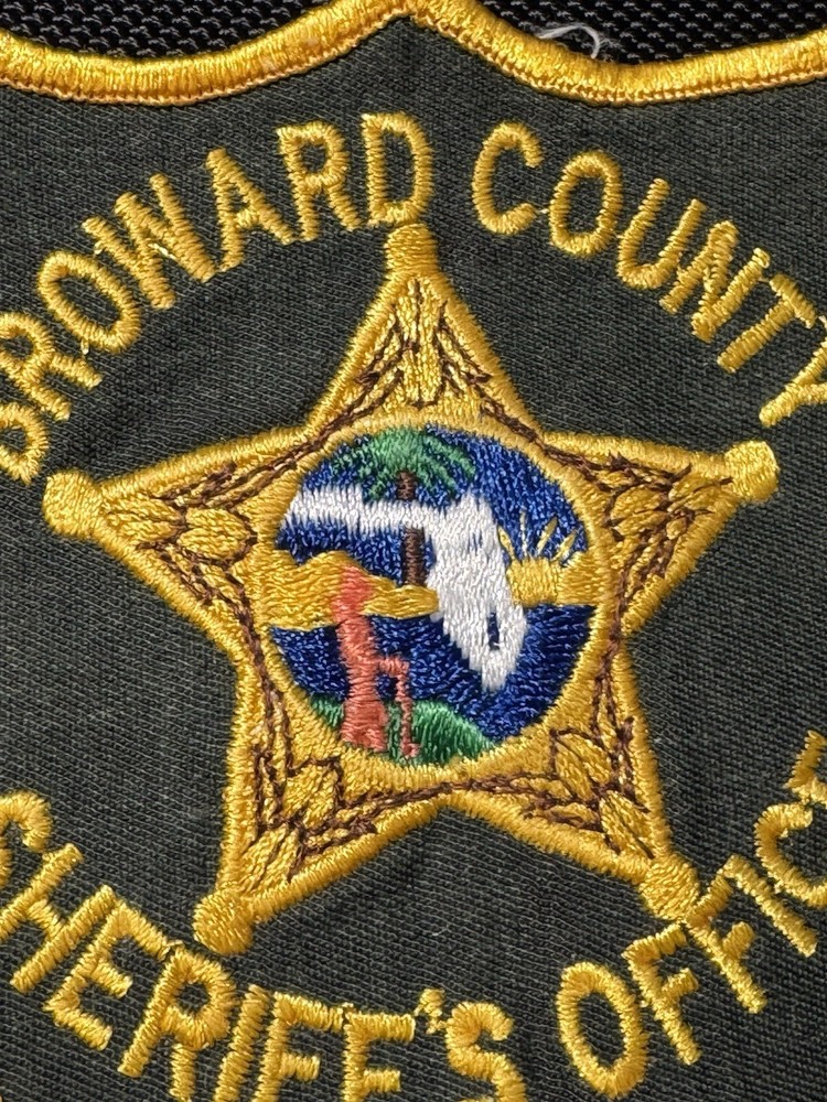 FLORIDA, BROWARD COUNTY SHERIFF'S OFFICE PATCH 4” Preowned