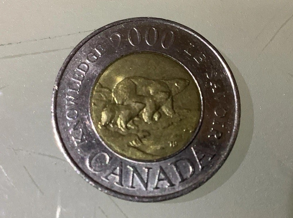 Canada 2 Dollars 2000 Toonie Circulated - Knowledge / Le Savoir