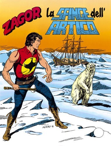 Bonelli Zagor comic book number 398 the Arctic sphinx