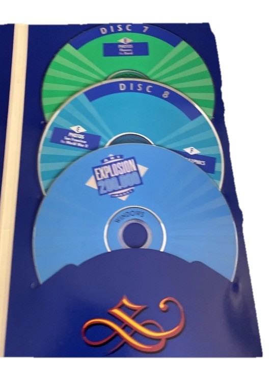 Art Explosion Clip Art Image Pack CD-ROM Portfolio 9 Discs Nova Development