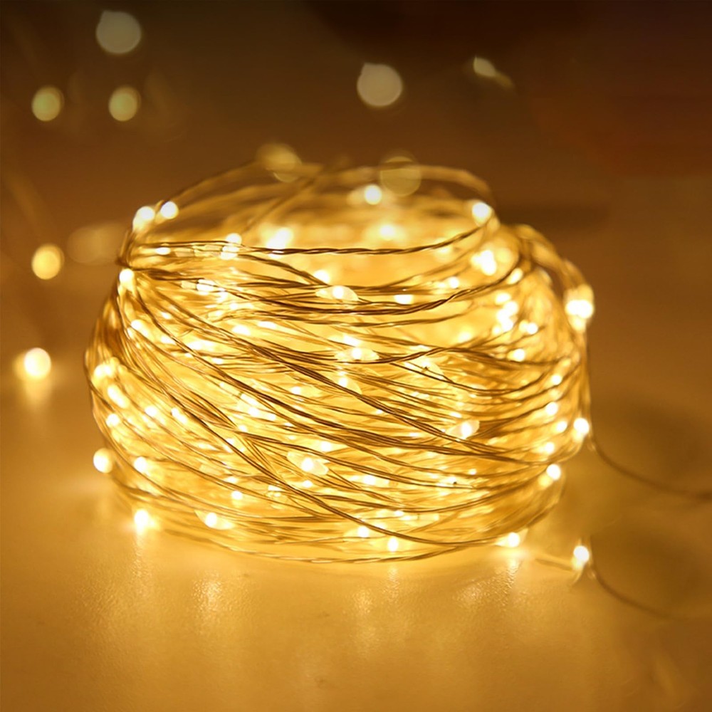 Kangheshun Timer Led String Lights,1 Pack Battery Powered Starry Fairy
