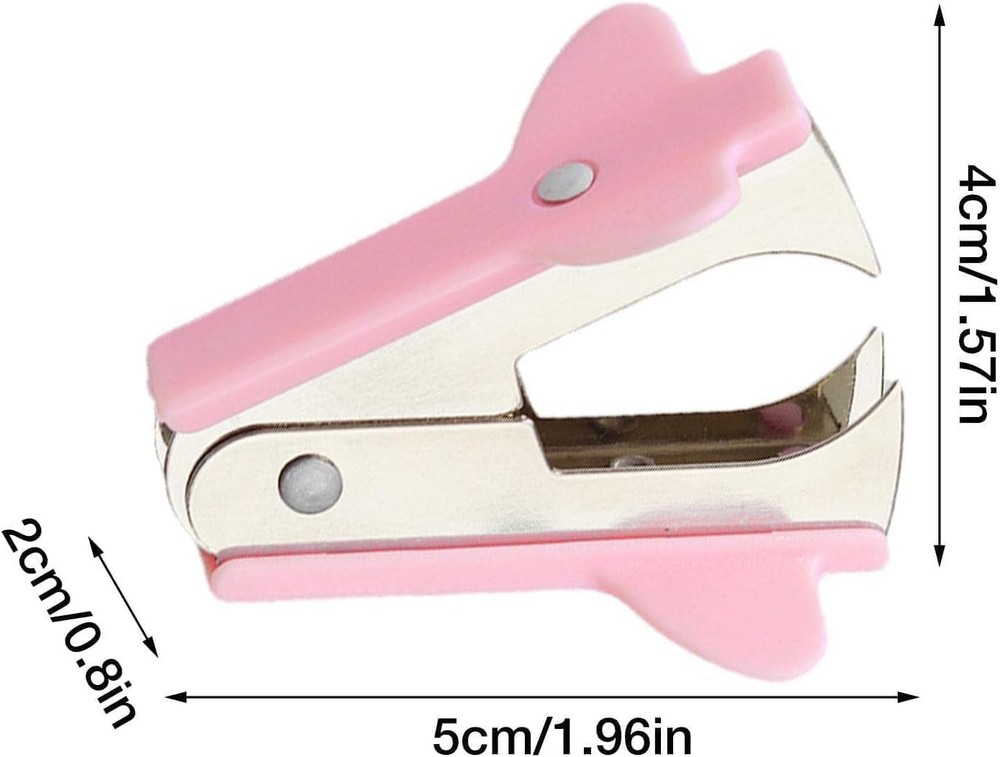 Pink Staple Removers Modern Plastic Pullers Non-Slip Handle Easy-Grip 3 PCS