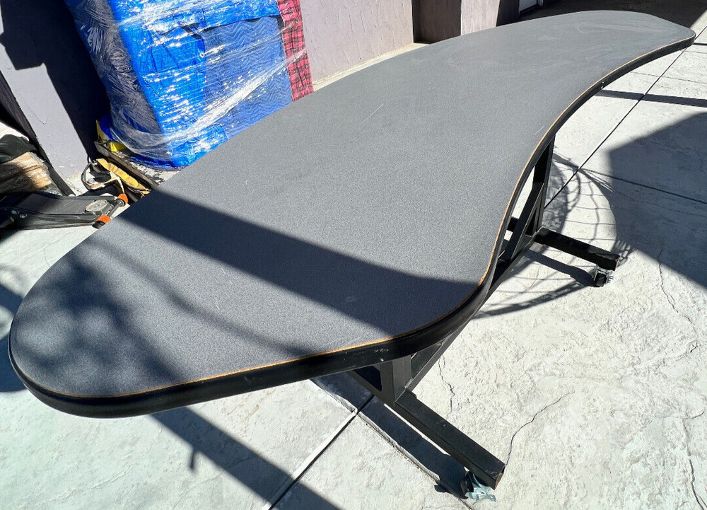 Work Table Adjustable Industrial Height Rolling, Wheel Locks 72-Inch or More