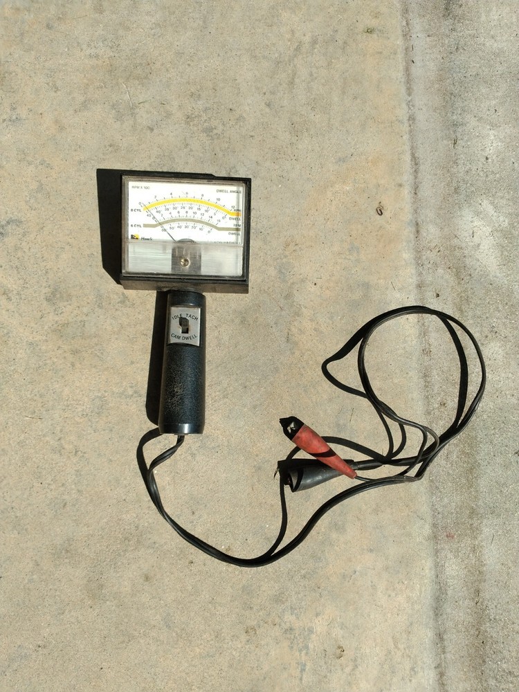 Vintage Cam Dwell Indicator Auto Test Tool Mechanic Distributor