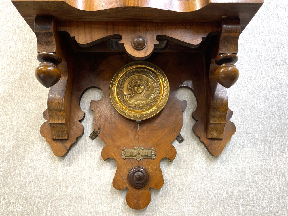 Stunning 1885 Antique Gustav Becker Wall Clock *