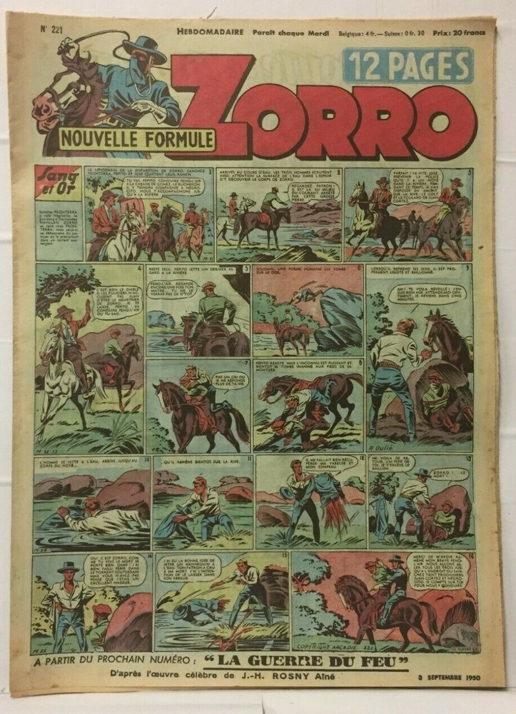 Zorro - 3 September 1950 - No 221