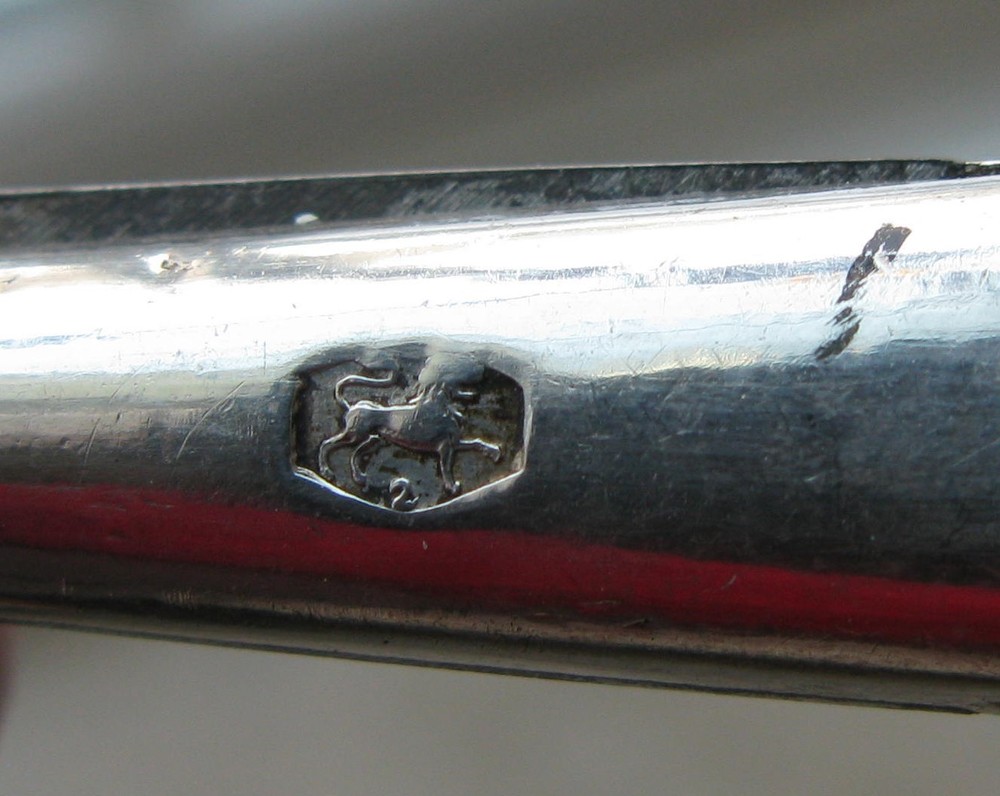 ANTIQUE SILVER GRAPE SHEARS from THE NETHERLANDS