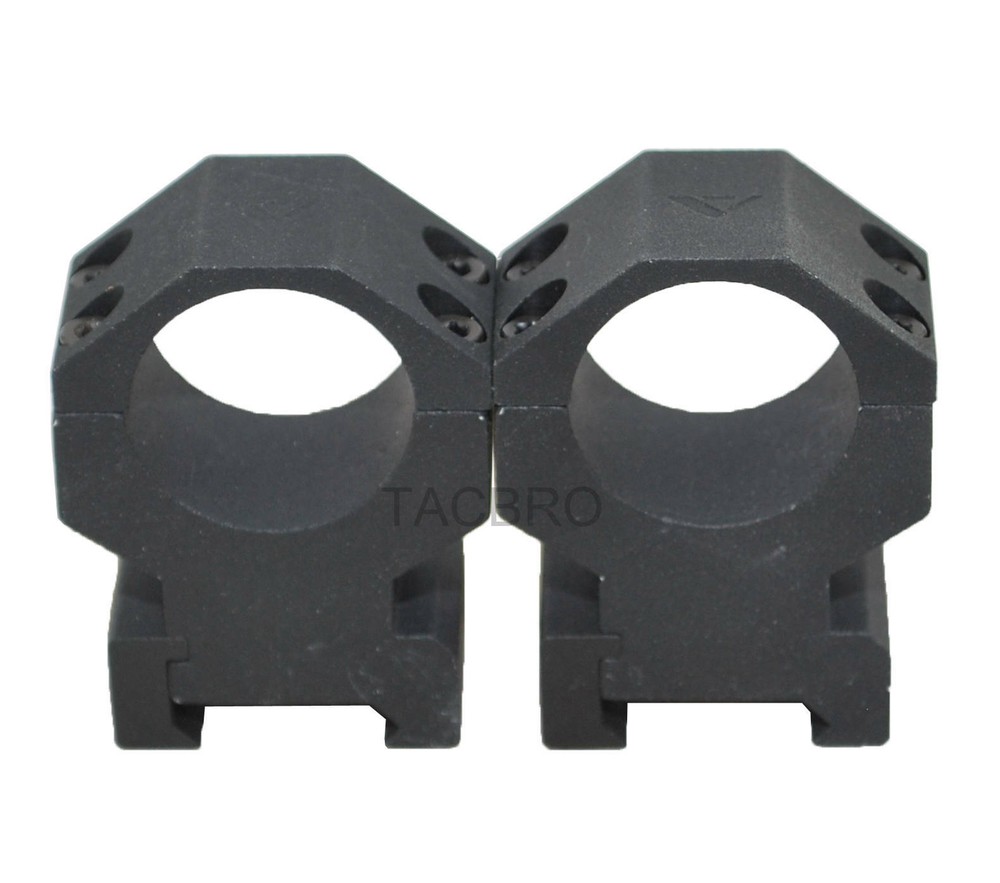 Aluminum Picatinny High Profile Scope Ring With 1" Ring Diameter