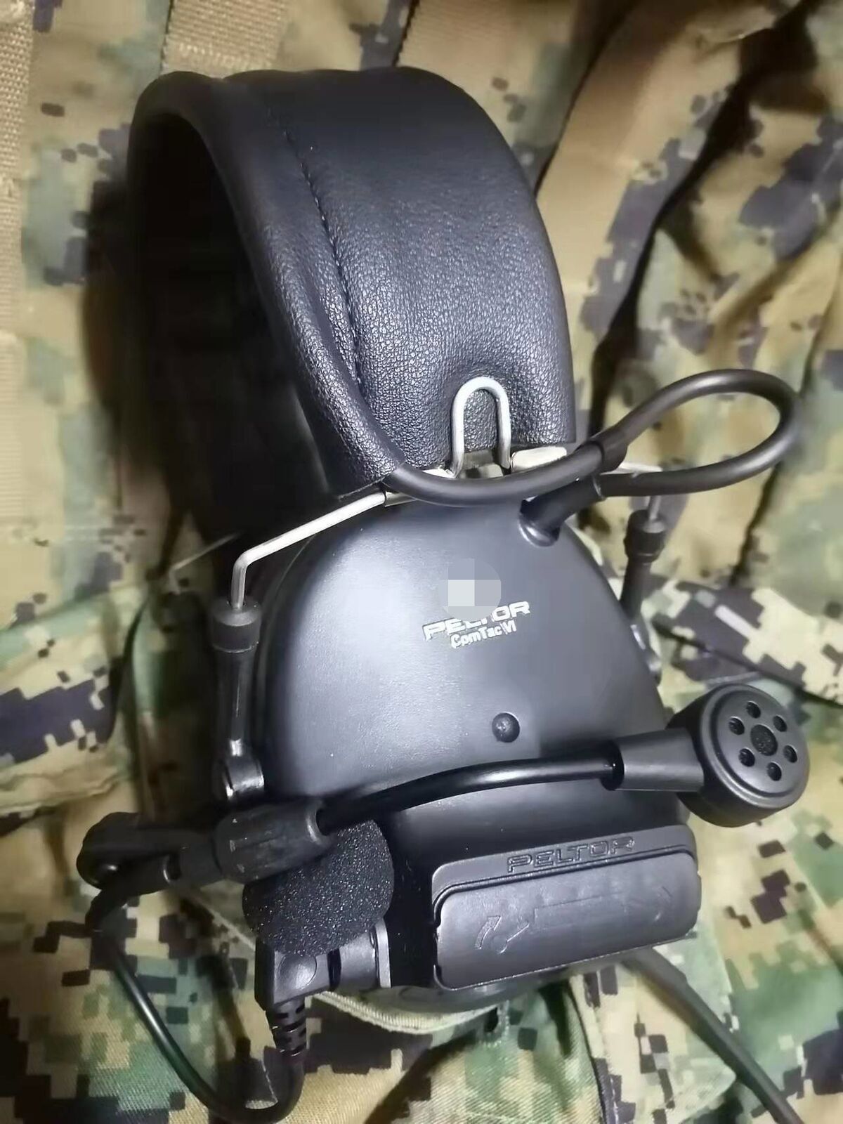 Tactical Comtac VI C6 Headset Dual Communication Noise Adaptive Noise Canceling