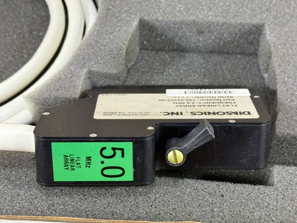DIASONICS 5.0 MHz Flat Linear Array ~ 100-02265-00
