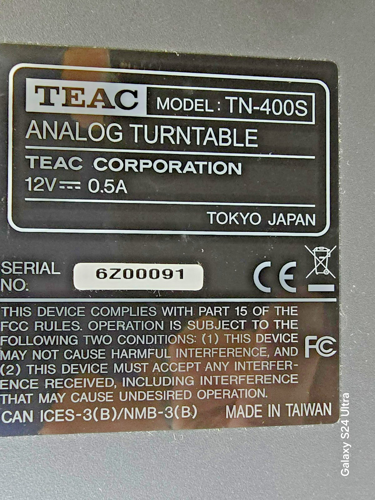 TEAC TN-400S Analog USB Turntable Record Player Cherry Red