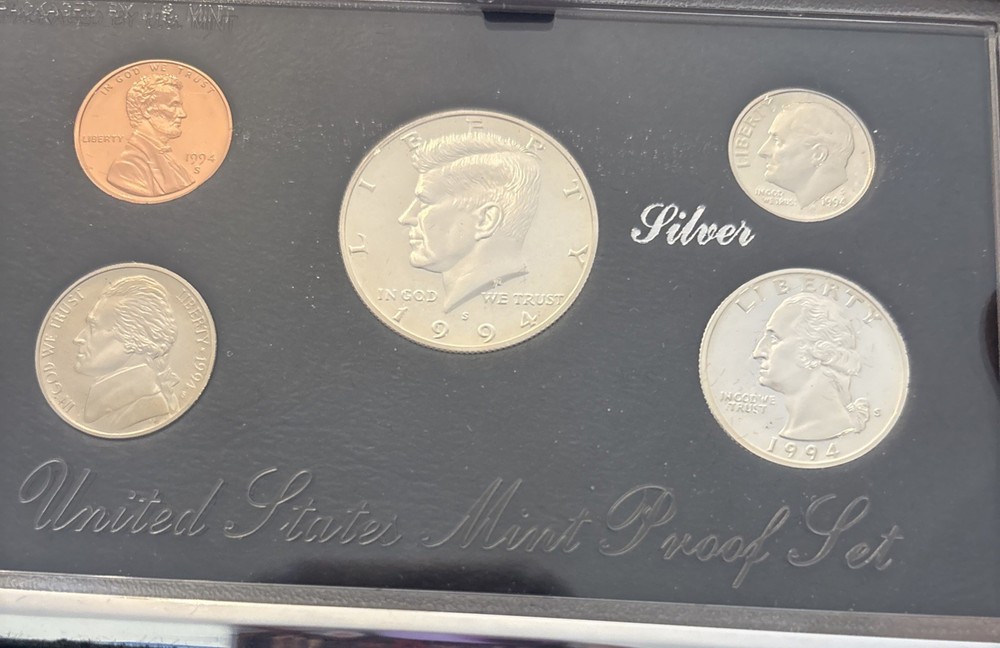 1994-S US Mint Premier Silver Proof Set. W/ OGP & COA